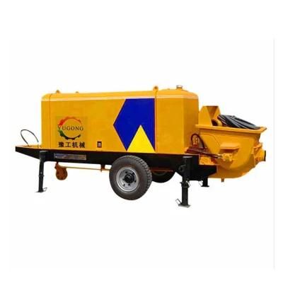 Trailer-Mounted Diesel Concrete Pump Hydraulic Malaysia Foam Trailer Concrete Pump