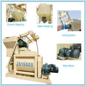 Js1500 Twin Shaft Concrete Mixer Machinery