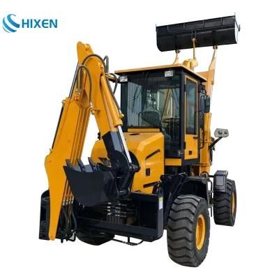 China Made Big Brand Hixen Mini Backhoe Loader for Sale