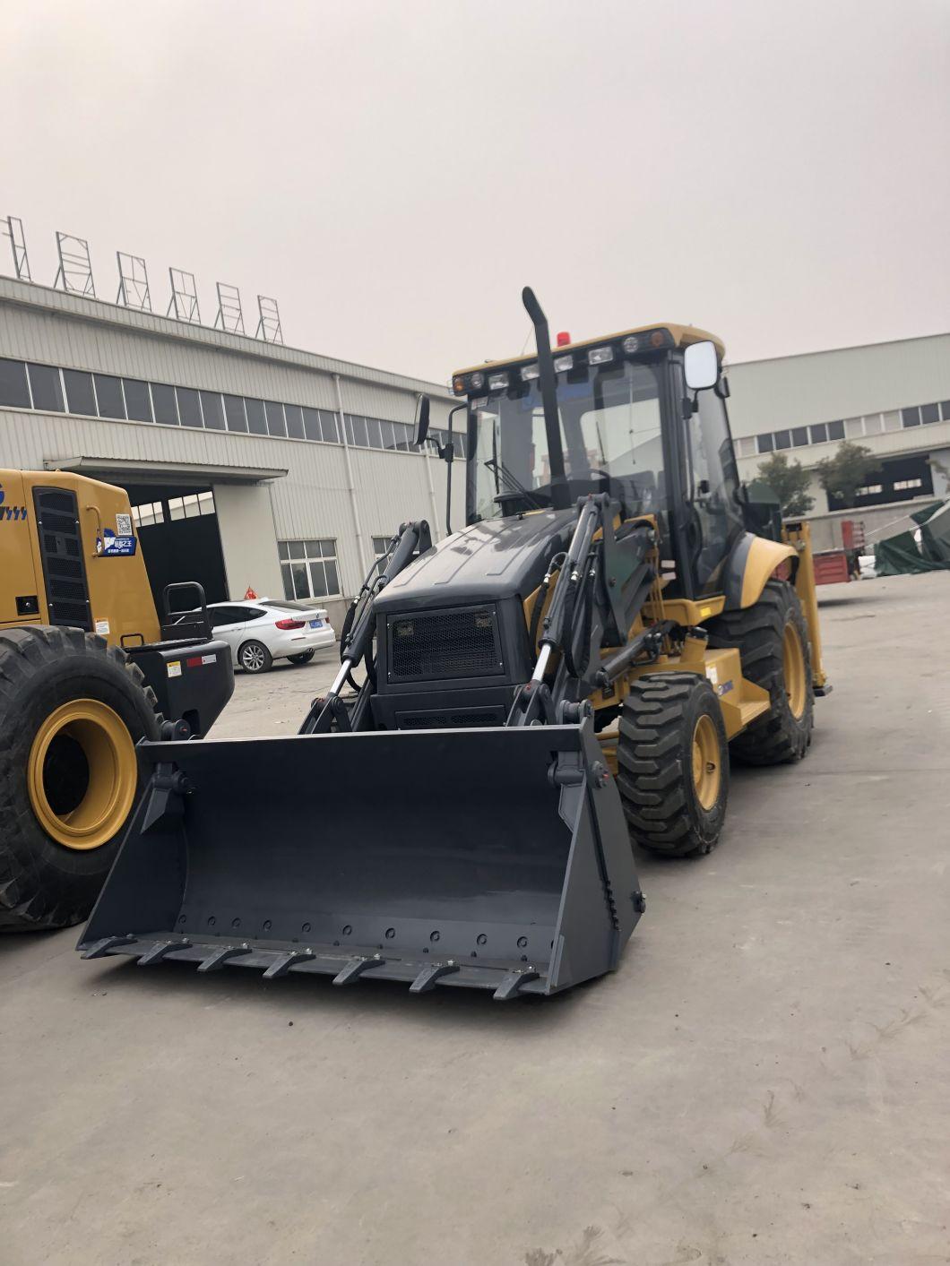XCMG Xt870h Tractor with Front End Loader and Backhoe 4WD 40HP Backhoe Loader with Hydraulic Hammer Price