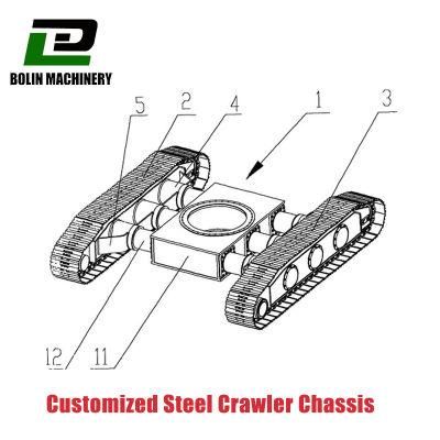 Drilling Rig Excavator Crane Steel Crawler