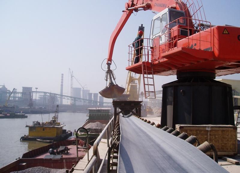 Bonny Wzd46-8c Stationary Electric Hydraulic Material Handler for Unloading Loose Material at Wharf From Ship Barge