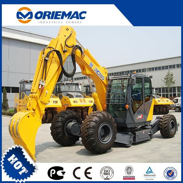 Xcmc New Hot Sale Construction Machinery Wheeled Excavator Xe60W