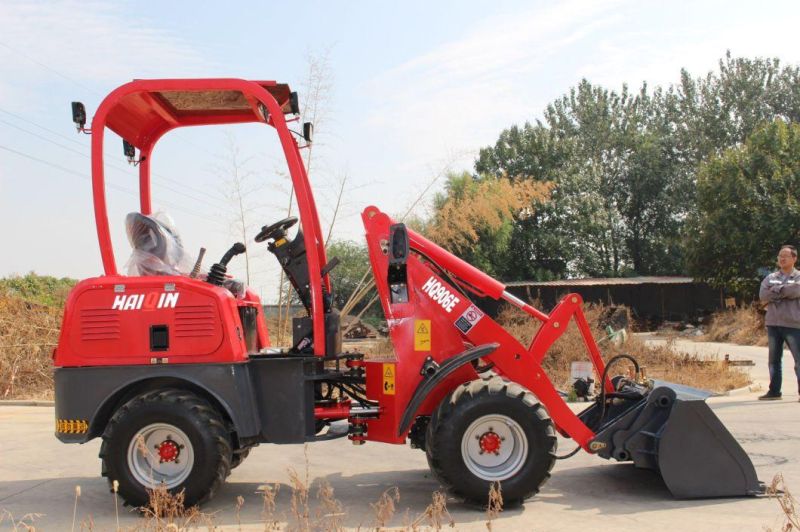 Made in China 600kg Mini Electric Loader (HQ906E) with USA Control System