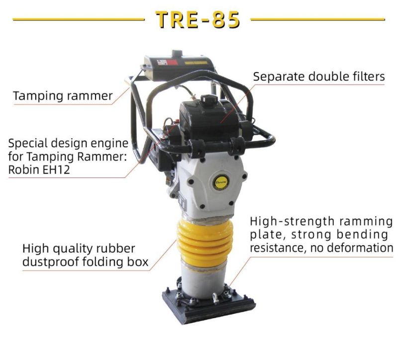Dynamic High Vibration Jack (TRE-85) Tamping Rammer