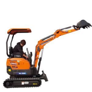 New 1.6t Mini Crawler Excavator with Extension Crawlers and Swing Arm