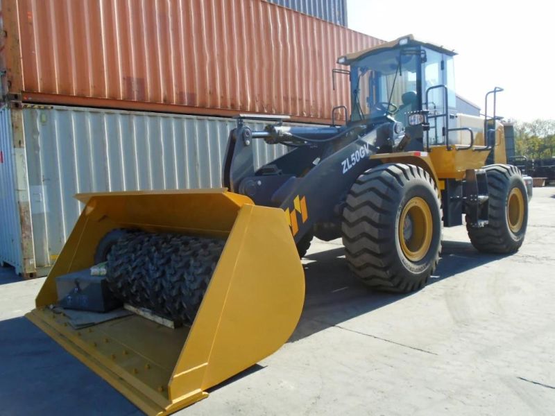 Official 5t Front End Shovel Wheel Loader Xc958 with Big Shovel