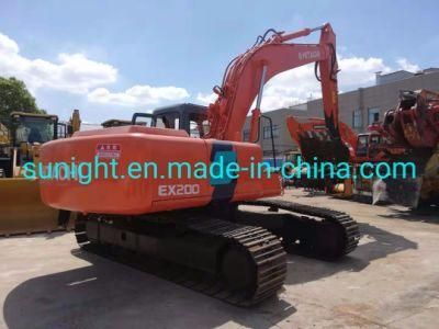 Second Hand 20 Ton Hydraulic Excavator Hitachi Ex200-1, Ex200-3, Ex200-5 with Good Condition