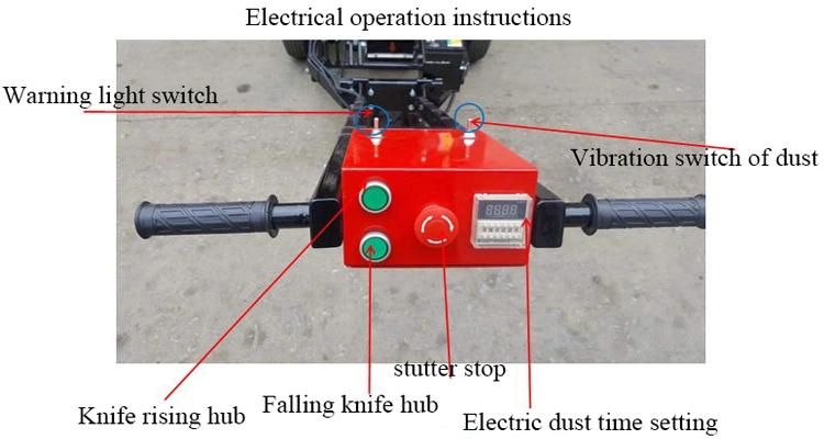 Ls-747 Dust Removal Road Grooving Machine Road Router