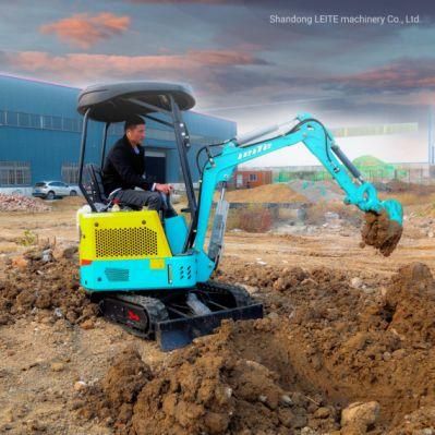 CE EPA Euro 5 China Wholesale Mini Small Digger Hydraulic Pilot 1.0 Ton to 9 Ton Cab Compact Mini Excavators Prices with Thumb Bucket for Sale