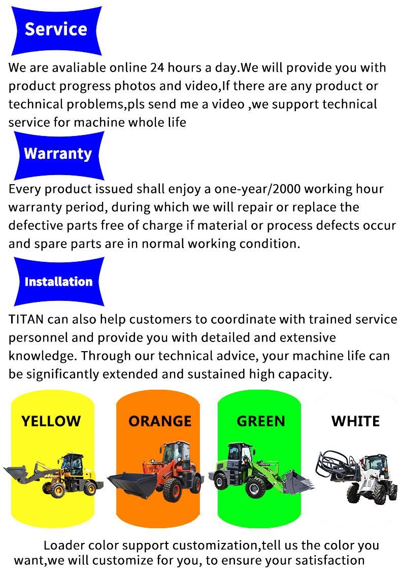 Zl16 1.6ton China Payloader Machine Front End Shovel Loader