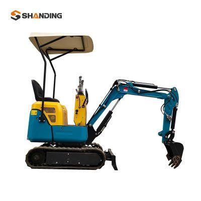 Wholesale Compact Mini Excavator 1 Ton Prices with Thumb Shovel