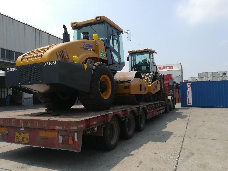 China 16ton Xs162j Xs163j Single Drum Road Roller