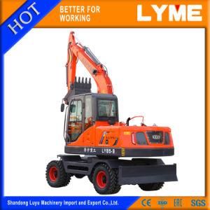 Hydraulic Wheel Excavator with Accessories Swing Boom for Sale