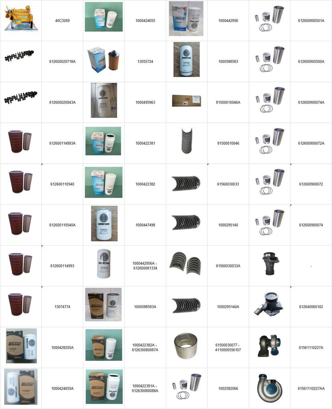 New Construction Machinery Part with CE Certificate Water Pump and Oil Filter