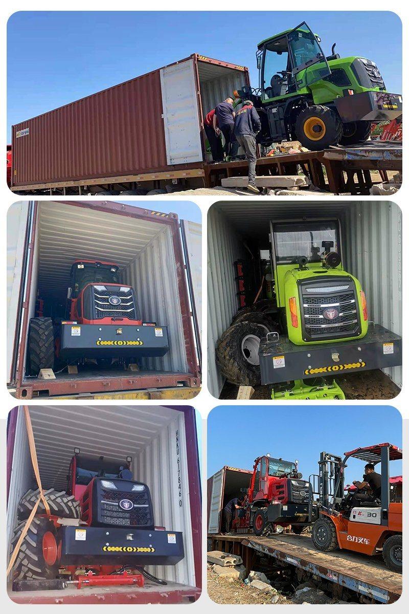 Compact Articulated 1.5t Backhoe Single Bucket Hydraulic Small Wheel Loader Specially Customized for Mine / Farm / Garden / Construction Engineering