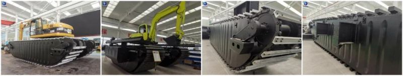 Professional Design Amphibious Dredging 22 Tons Hydraulic Excavator Long Reach Boom & Arm