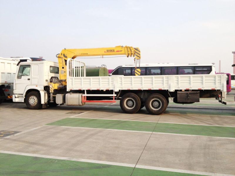 Factory Selling Price Truck Mounted Crane Hy1025 10 Ton Crane with Folding Boom