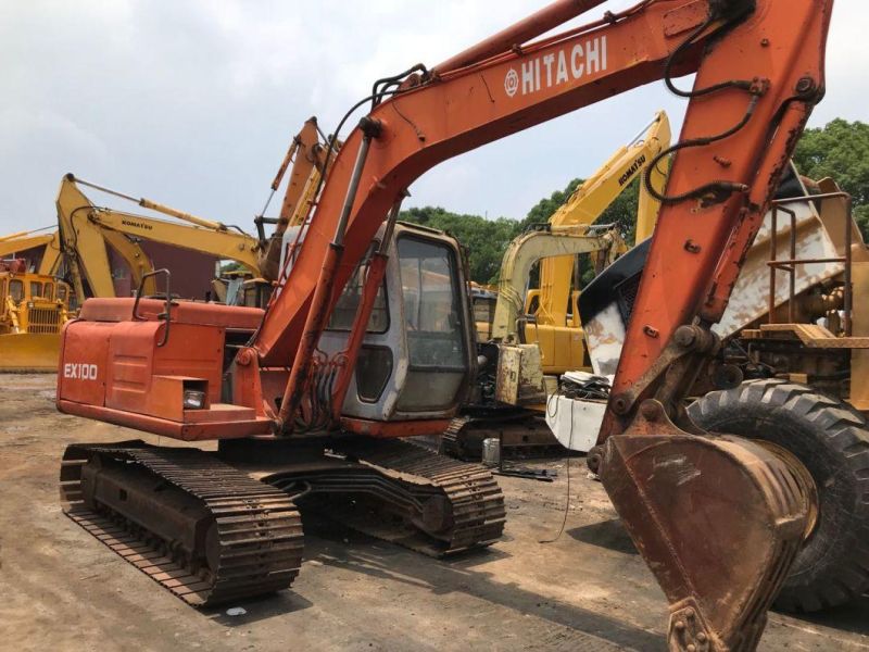 10 Ton Used Excavator Hitachi Ex100-1 Hitachi Ex100 Ex120 Excavator