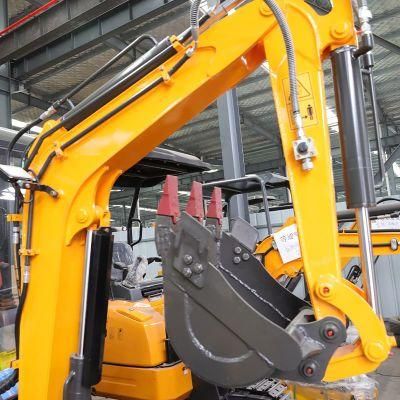 Hightop 2ton Closed Cabin Crawler Excavator Mini Excavator for Sale with EPA CE Certificate