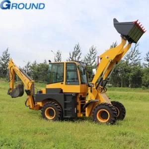 Factory price front end backhoe loader with bucket and digger , EPA approved hot sale
