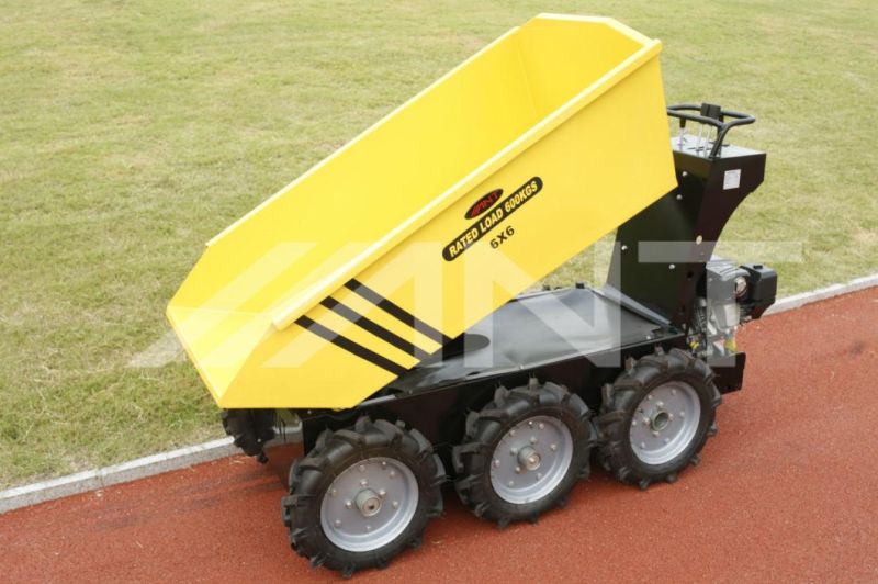 6.5HP Petrol Engine Power Barrow Mini Dumper Garden Loader By600-6