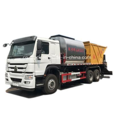 Road Construction 6X4 6X6 Spreader Truck Fiber Asphalt Chip Sealer