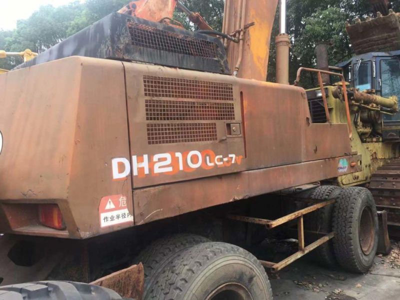 Used Daewoo/Dossan Dh210LC-7 Excavator with Good Condition in Cheap Price