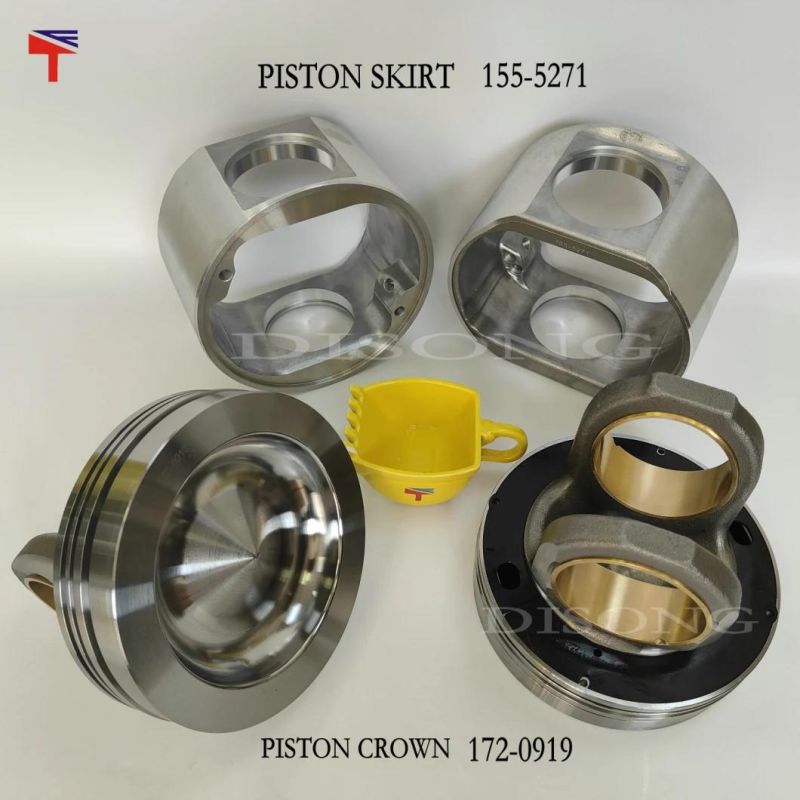 High-Performance Diesel Engine Engineering Machinery Parts Piston Skirt 155-5271 Suit for Piston Crown 172-0919 for Engine Parts 3516 Generator Set