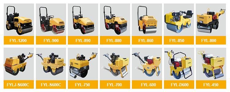 325kg Mini Vibration Compactor Machine Walk Behind Road Roller for Sale