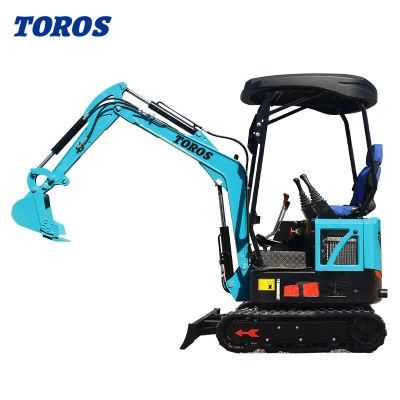 Chinese Mini Excavator 1.0 Ton 1.5 Ton Hydraulic Motivation Enhanced Efficiency Digger Micro Excavator