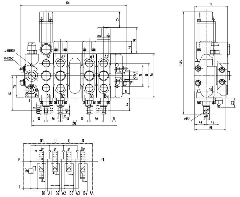 Good Quality Hydraulic Multi Way Valve High Performance