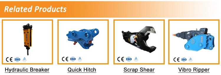 High Quality Hydraulic Round Pile Breaker Concrete Pile Cutter for Excavator
