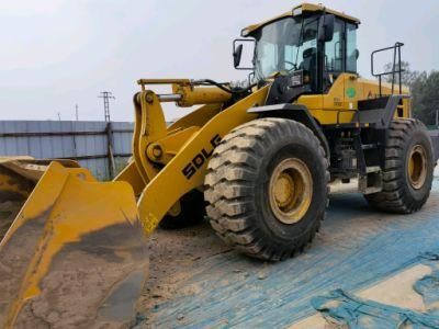 Second Hand Construction Machinery Front Wheel Loader Wheel Loader Used Shandong Lingong L968f for Sale