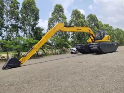 Strong Swampbuggy Telescopic Long Reach Boom Demolition Long Arm Extension Arm Could Be 25m Digging Depth Very Long Extension