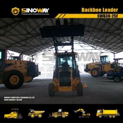 All Wheel Drive 100HP Rigid Backhoe Loaders for Construction