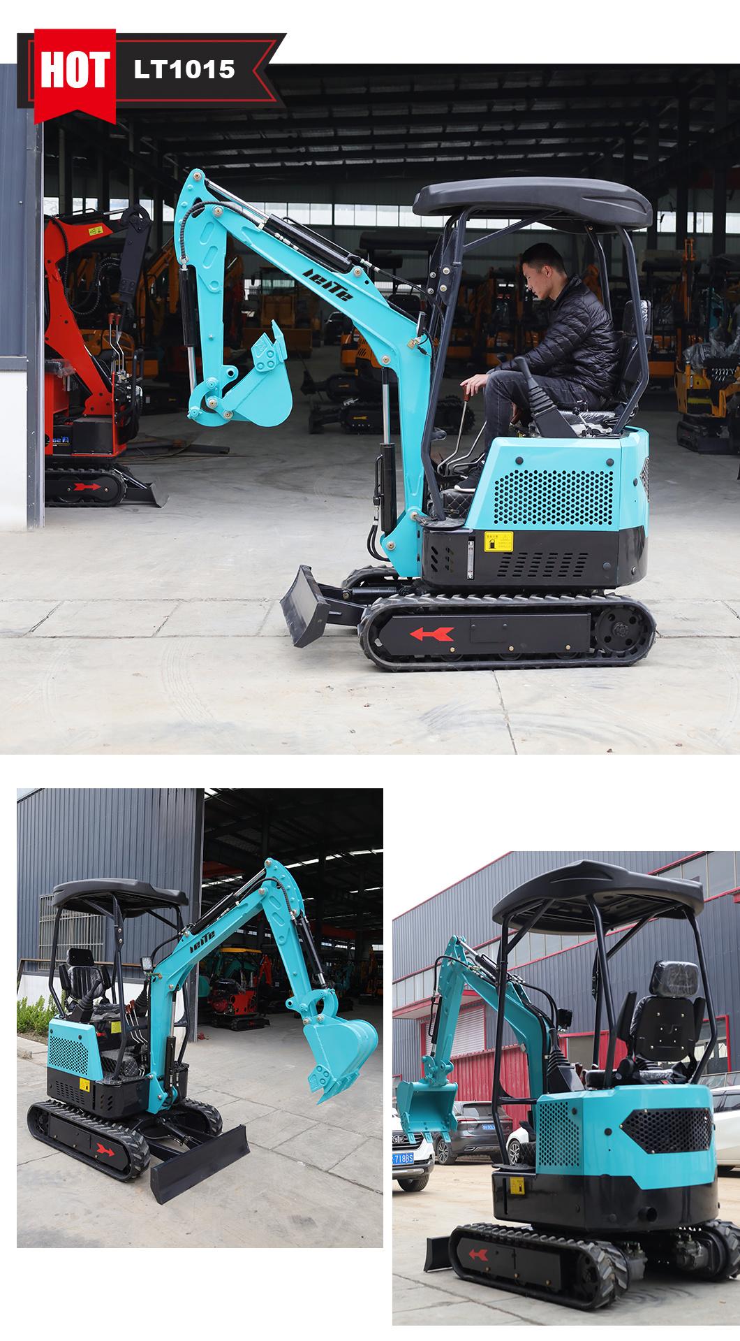 CE 1.5 Ton Mini Crawler Excavator Mini Digger Cost Price for Sale Manufacturer Directly Shipping 1.5 Ton Digger Price