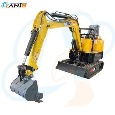 Home Use 1000kg 1ton Mini Excavators CE Crawler Digger with Accessories for Sale