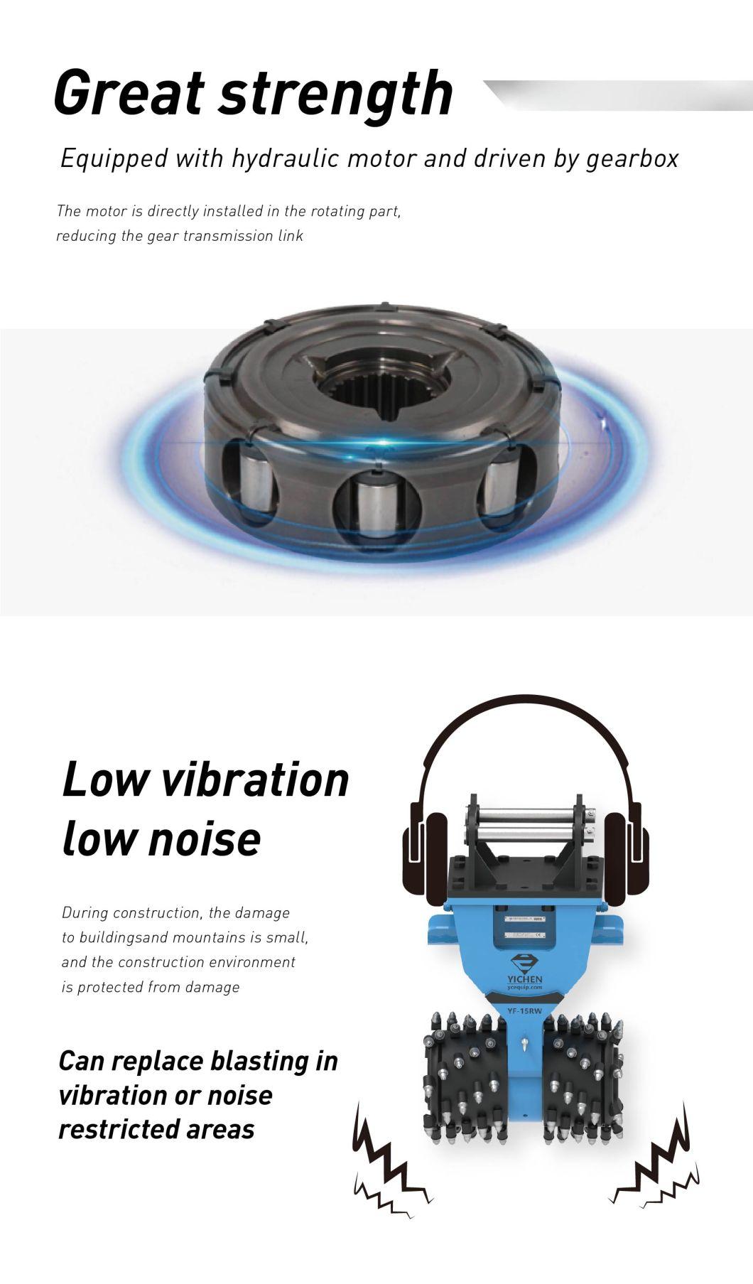 Yichen Drum Cutter Transverse Drum Cutter for 45-60t Excavator Tunneling Equipment Recise Control of Tunnel and Road Construction