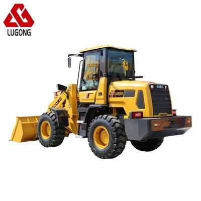 China Lugong Small Wheel Loader Front End Shovel Loader LG938 2ton for Various Works
