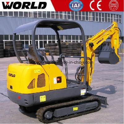 Ce Certificated 1.8ton Mini Crawler Type Excavator W218