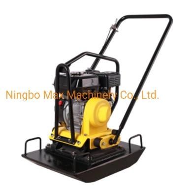 Single Way Concrete Soil Gasoline Vibratory Plate Compactor with EPA OEM Optional Engine