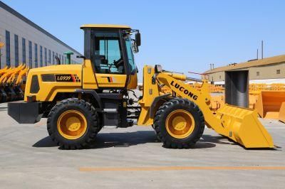 Lugong Front End Compact Wheel Loader Hydraulic Torque 2.5ton Used in Farm/Garden/Agriculture/Landscaping LG946