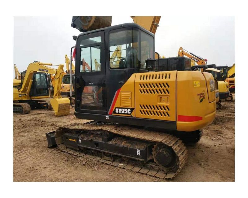 9 Ton Used Secondhand Sany Sy95c Hydraulic Crawler Track Small Mini Construction Machinery Equipment Backhoe Excavadora Usada Excavatrice Excavator Excavators