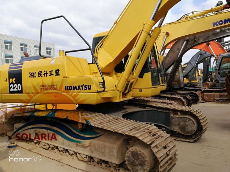 Used Original Komatsu PC220-7 Crawler Excavator Komatsu (PC220-6 PC220-7) Original Japan Digger