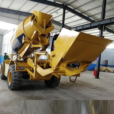 3.5 Cbm Mobile Concrete Mixer Self Loading Popular Model in Asia