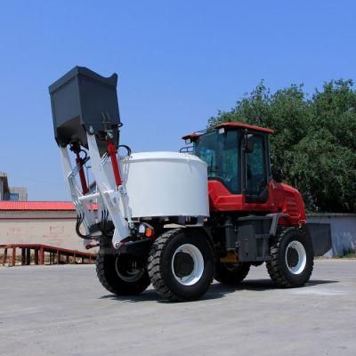 Mobile Mini Small Self-Loading Concrete Mixer for Village Road