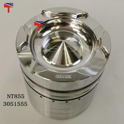 High-Performance Diesel Engine Engineering Machinery Parts Piston 3051555 for Engine Parts Nt855 Generator Set