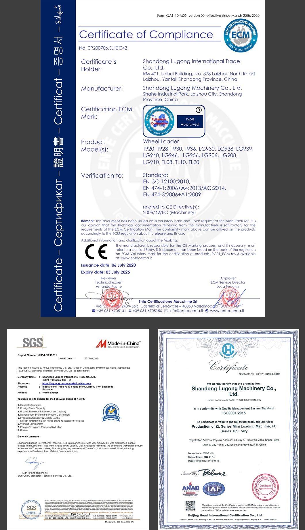 ISO and CE Certificated 2ton Hand Operated Loaders with Option for Sand Work