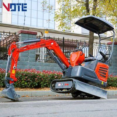 Facatory Direct Garden Use Excavators Digger Mini Excavator 1 Ton 1.2 Ton 1.8 Ton Crawler Excavator